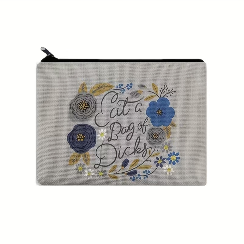 🆕 NIP FUNNY/CUTE SAYINGS COSMETIC POUCH/PURSE ORGANIZER